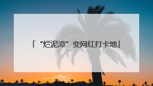 “烂泥潭”变网红打卡地