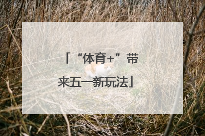 “体育+”带来五一新玩法