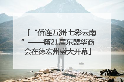 “侨连五洲·七彩云南”——第21届东盟华商会在德宏州盛大开幕