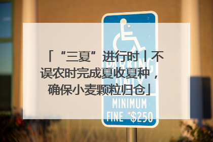 “三夏”进行时丨不误农时完成夏收夏种，确保小麦颗粒归仓
