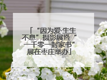 “因为爱·生生不息”摄影展暨“一千零一封家书”展在枣庄举办