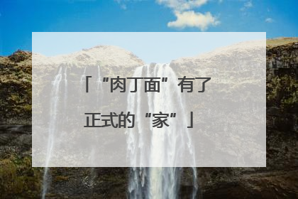 “肉丁面”有了正式的“家”