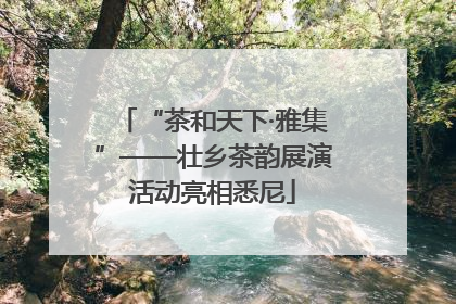 “茶和天下·雅集”——壮乡茶韵展演活动亮相悉尼