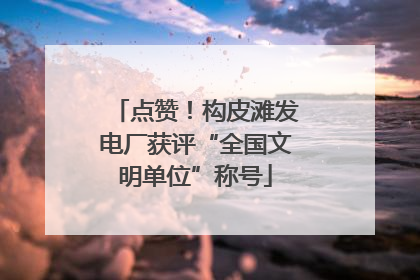 点赞！构皮滩发电厂获评“全国文明单位”称号