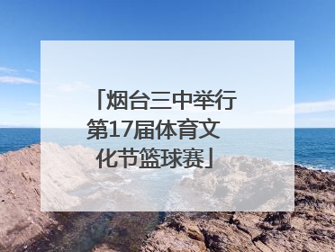 烟台三中举行第17届体育文化节篮球赛
