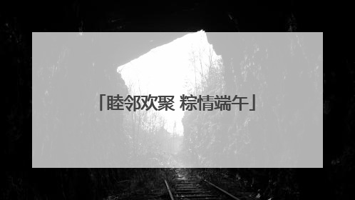睦邻欢聚 粽情端午