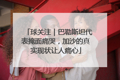 球关注｜巴勒斯坦代表掩面痛哭，加沙的真实现状让人痛心