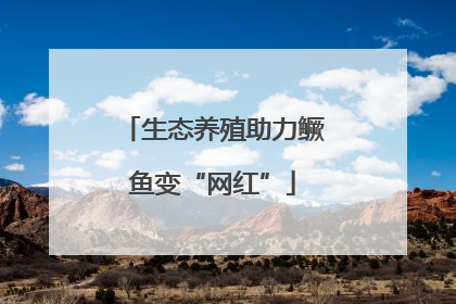 生态养殖助力鳜鱼变“网红”