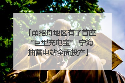 甬绍舟地区有了首座“巨型充电宝” 宁海抽蓄电站全面投产