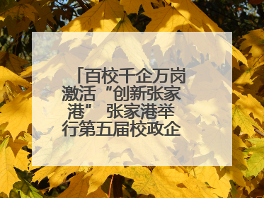 百校千企万岗激活“创新张家港” 张家港举行第五届校政企联盟合作大会