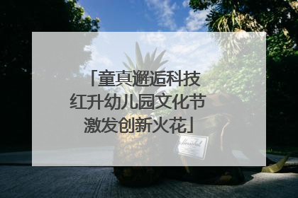 童真邂逅科技 红升幼儿园文化节激发创新火花