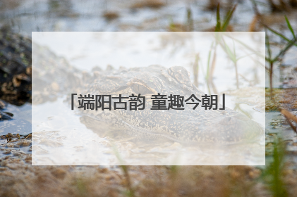 端阳古韵 童趣今朝
