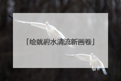 绘就碧水清流新画卷