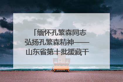缅怀孔繁森同志 弘扬孔繁森精神——山东省第十批援藏干部人才清明节前到岗巴县开展党性教育