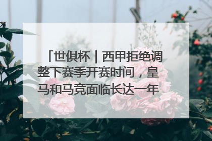 世俱杯｜西甲拒绝调整下赛季开赛时间，皇马和马竞面临长达一年的“魔鬼赛程”
