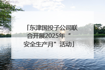 东津国投子公司联合开展2025年“安全生产月”活动