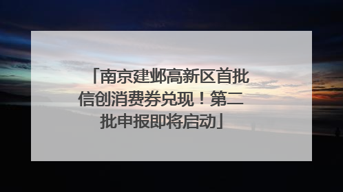 南京建邺高新区首批信创消费券兑现！第二批申报即将启动