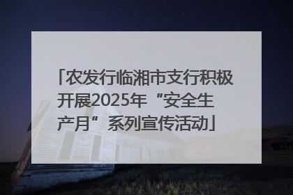农发行临湘市支行积极开展2025年“安全生产月”系列宣传活动