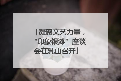 凝聚文艺力量，“印象银滩”座谈会在乳山召开