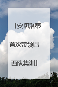 安切洛蒂首次带领巴西队集训