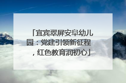 宜宾翠屏安阜幼儿园：党建引领新征程，红色教育润初心