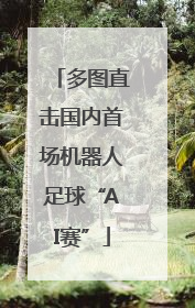 多图直击国内首场机器人足球“AI赛”