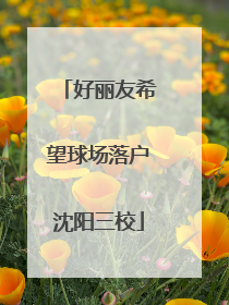 好丽友希望球场落户沈阳三校
