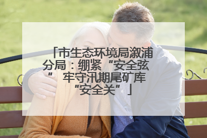 市生态环境局溆浦分局：绷紧“安全弦” 牢守汛期尾矿库“安全关”