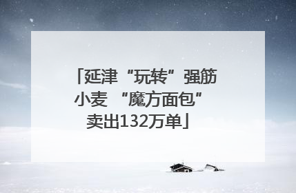延津“玩转”强筋小麦 “魔方面包”卖出132万单
