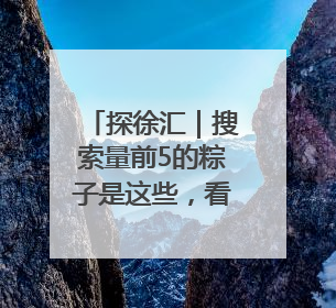 探徐汇｜搜索量前5的粽子是这些，看看有你爱吃的吗？