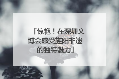 惊艳！在深圳文博会感受旌阳非遗的独特魅力