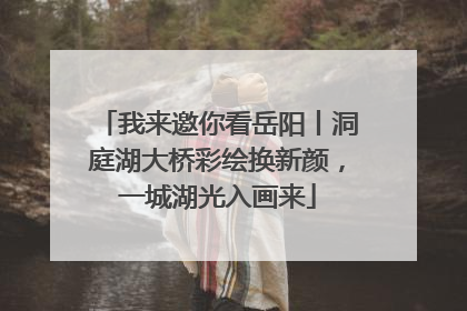 我来邀你看岳阳丨洞庭湖大桥彩绘换新颜，一城湖光入画来