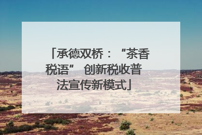 承德双桥：“茶香税语” 创新税收普法宣传新模式