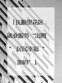 抚顺望花区：就业服务“出圈” 居民幸福“加码”