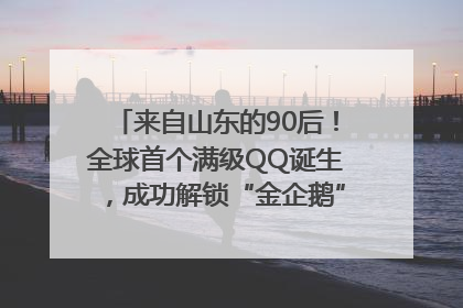 来自山东的90后！全球首个满级QQ诞生，成功解锁“金企鹅”，是继承父亲账号