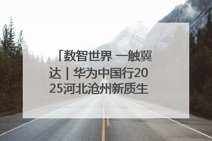 数智世界 一触冀达｜华为中国行2025河北沧州新质生产力峰会成功举办