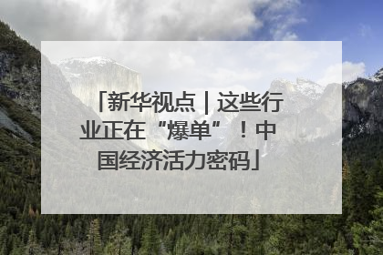 新华视点｜这些行业正在“爆单”！中国经济活力密码