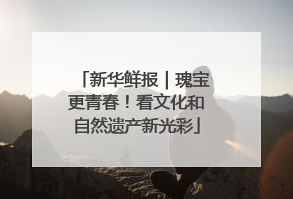 新华鲜报｜瑰宝更青春！看文化和自然遗产新光彩