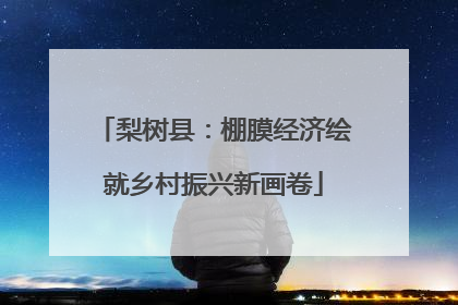 梨树县：棚膜经济绘就乡村振兴新画卷