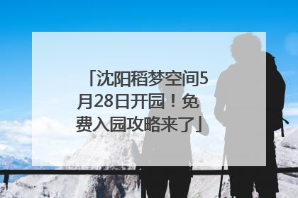 沈阳稻梦空间5月28日开园！免费入园攻略来了