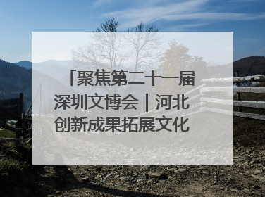 聚焦第二十一届深圳文博会｜河北创新成果拓展文化产业“朋友圈”