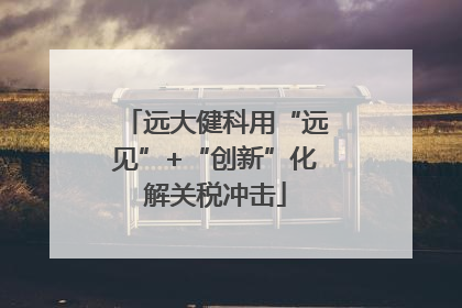 远大健科用“远见”+“创新”化解关税冲击