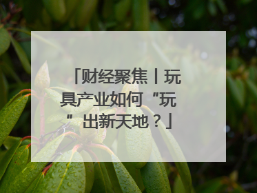 财经聚焦丨玩具产业如何“玩”出新天地？