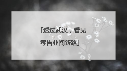 透过武汉，看见零售业闯新路