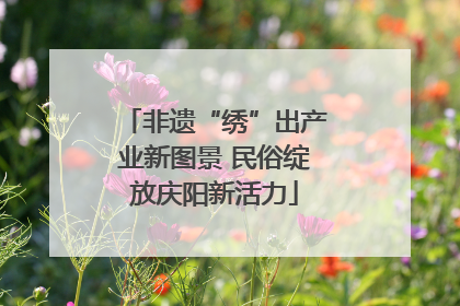 非遗“绣”出产业新图景 民俗绽放庆阳新活力