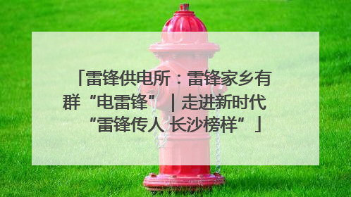 雷锋供电所：雷锋家乡有群“电雷锋”｜走进新时代“雷锋传人 长沙榜样”