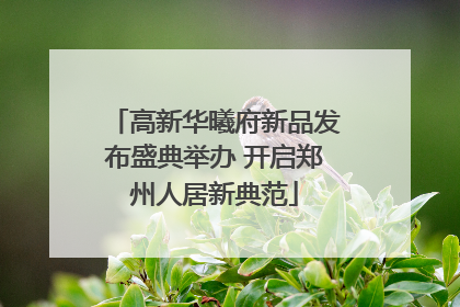 高新华曦府新品发布盛典举办 开启郑州人居新典范