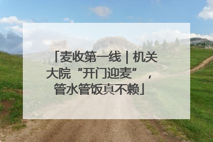 麦收第一线｜机关大院“开门迎麦”，管水管饭真不赖