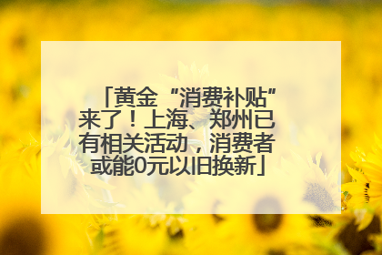 黄金“消费补贴”来了！上海、郑州已有相关活动，消费者或能0元以旧换新