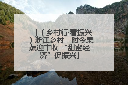 （乡村行·看振兴）浙江乡村：时令果蔬迎丰收 “甜蜜经济”促振兴